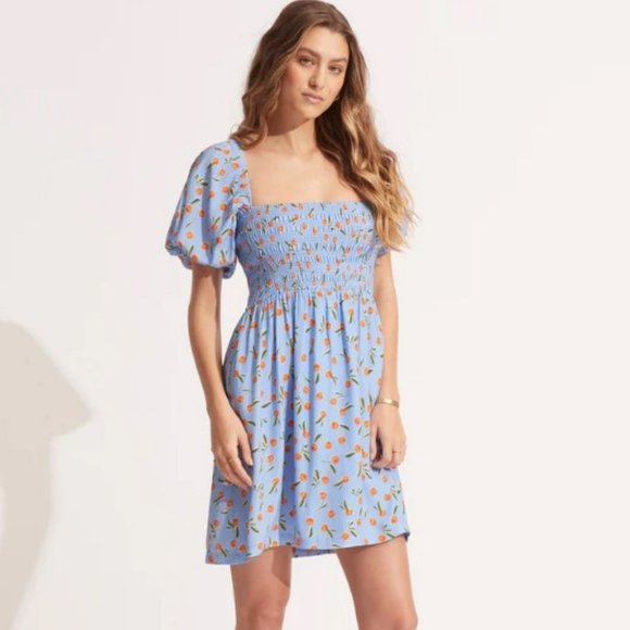 NWT Seafolly Summer Crush Mini Dress - Powder Blue - Picture 4 of 4